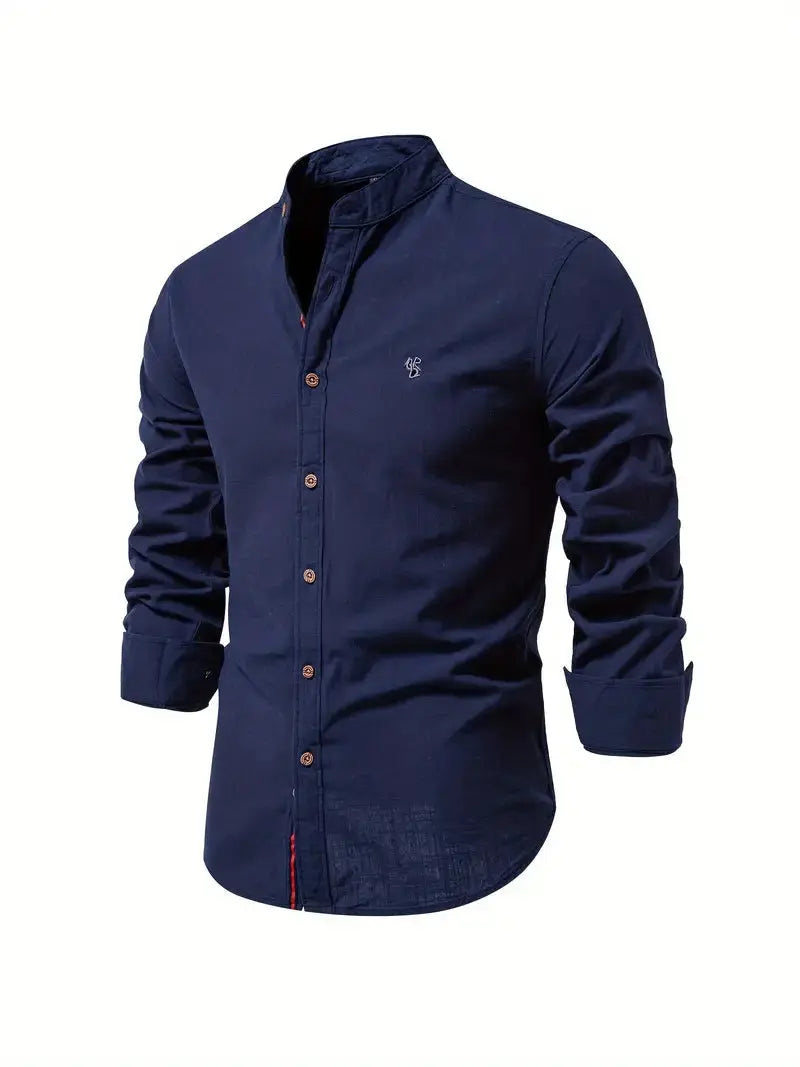 Ανδρικό Slim Fit Πουκάμισο Με Κουμπιά Κομψό Καθημερινό