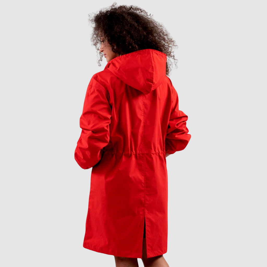 Ulrike | Αδιάβροχο Oversize Παλτό σε Κόκκινο