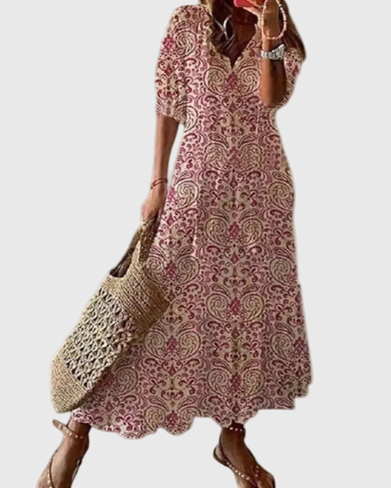 Marlene | Vintage Boho-Μαξιφόρεμα