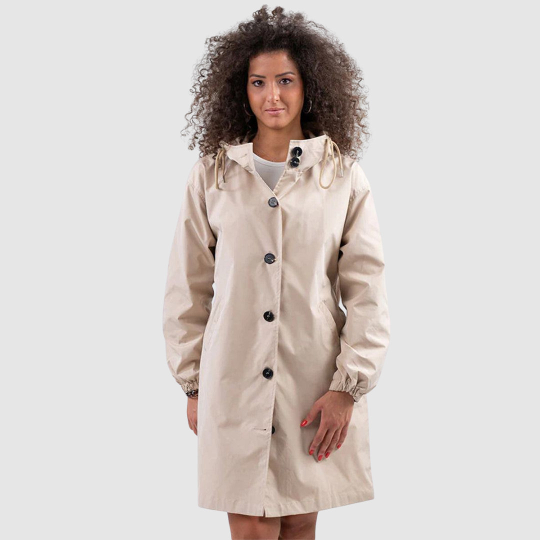 Ulrike | Αδιάβροχο Oversize Παλτό σε Κόκκινο