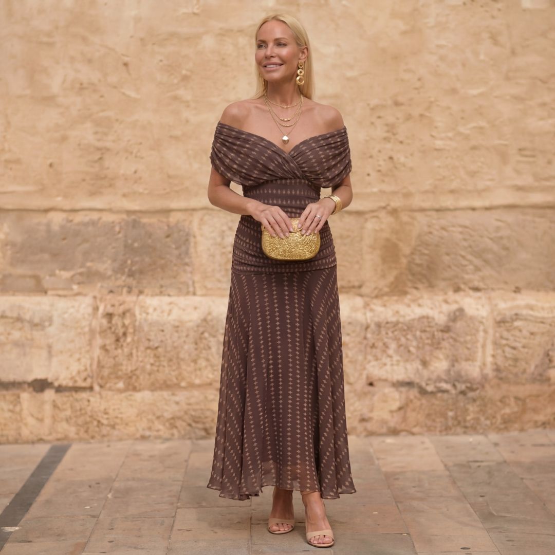 Sienna | Ελαφρύ Γεωμετρικό Φόρεμα