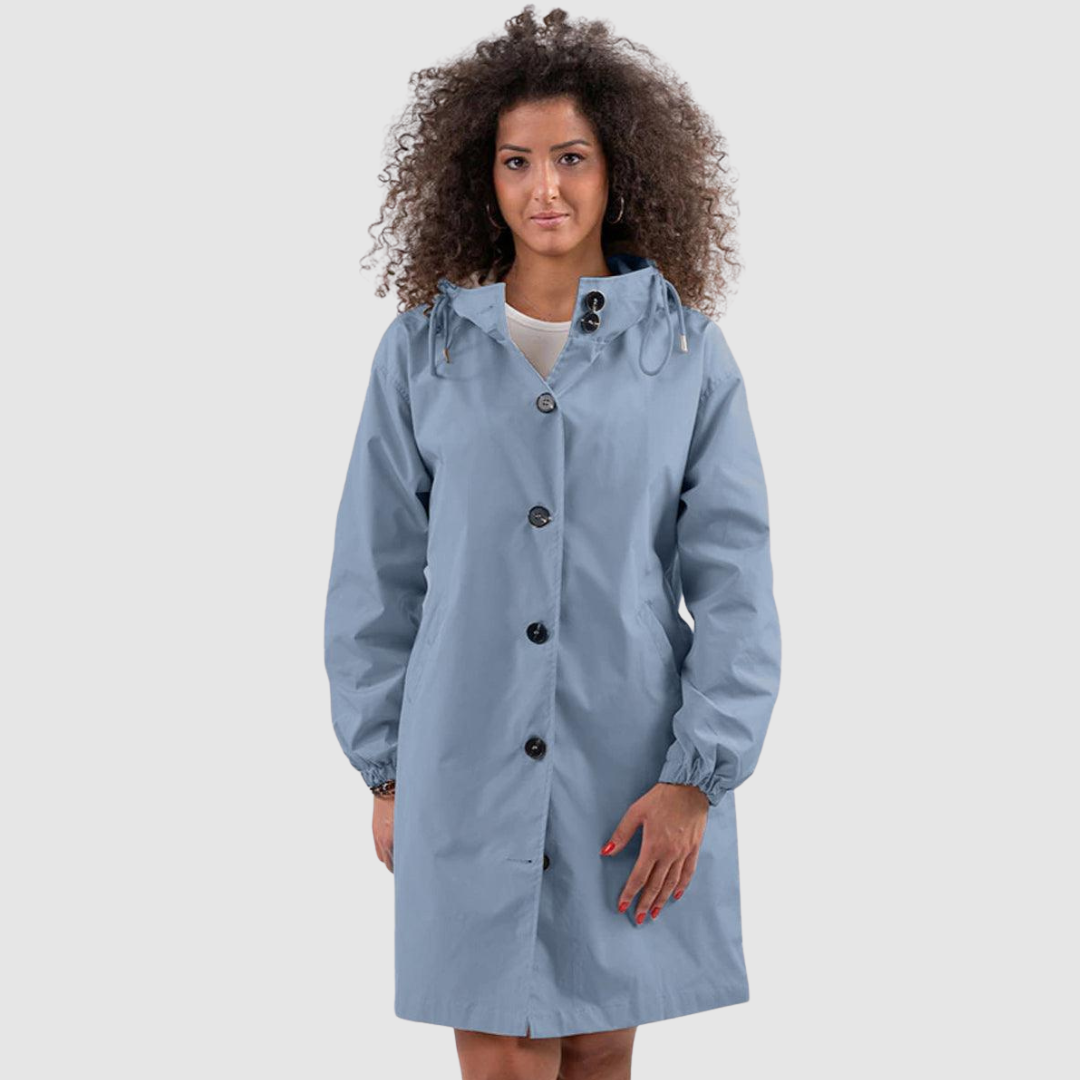 Ulrike | Αδιάβροχο Oversize Παλτό σε Κόκκινο