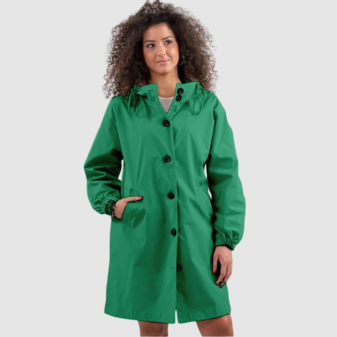 Ulrike | Αδιάβροχο Oversize Παλτό σε Κόκκινο