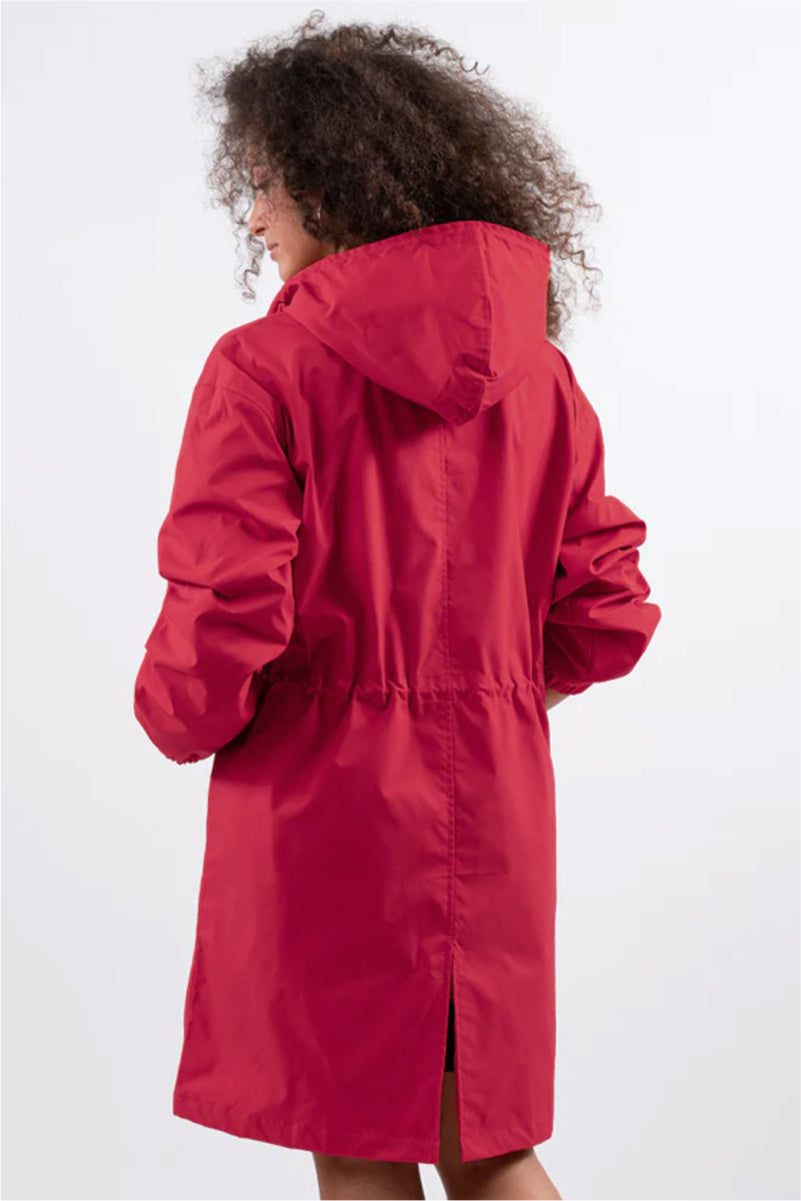 Ulrike | Αδιάβροχο Oversize Παλτό σε Κόκκινο