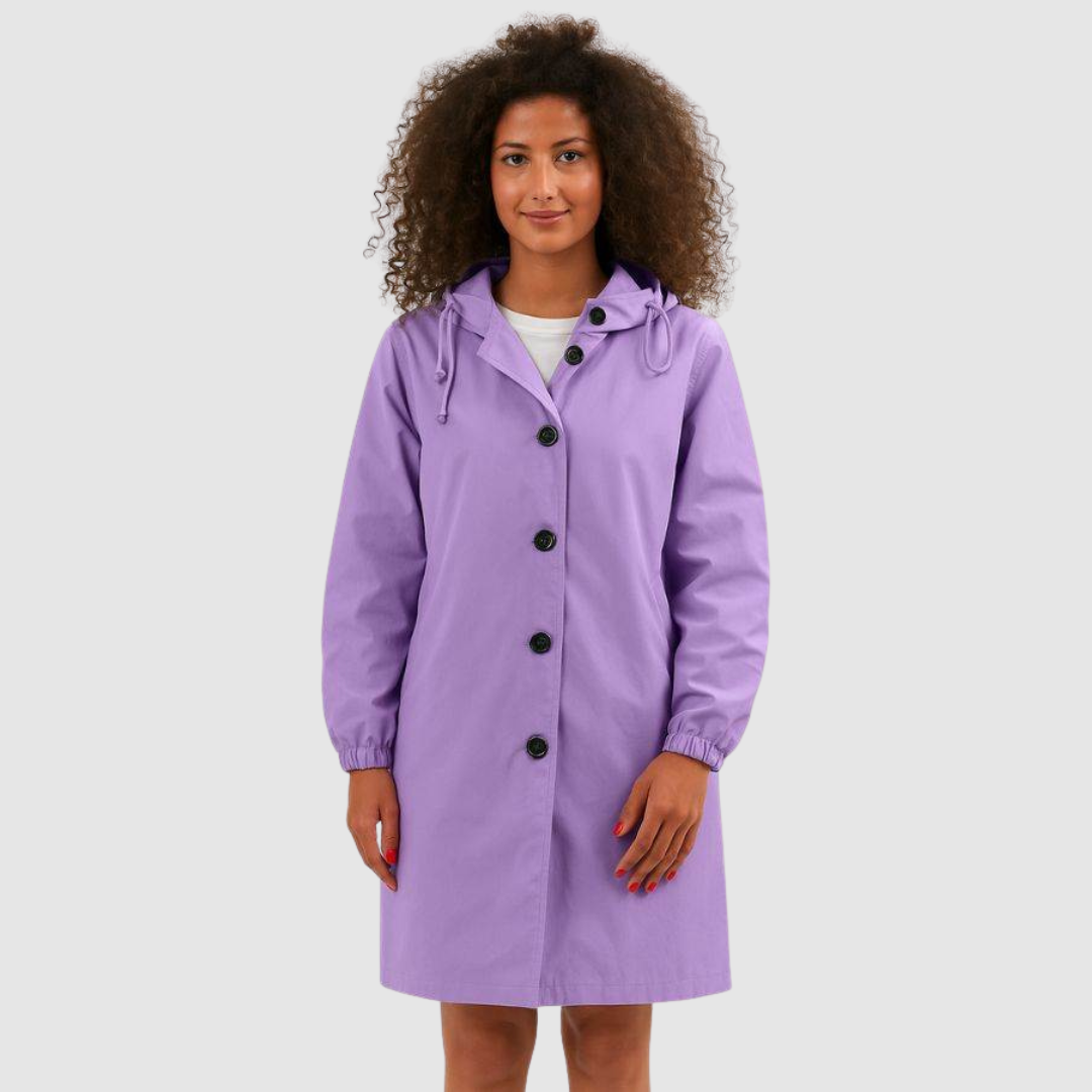 Ulrike | Αδιάβροχο Oversize Παλτό σε Κόκκινο