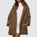 Christiane - Χειμερινό παλτό oversized με κουκούλα