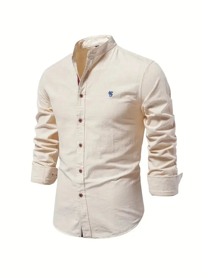 Ανδρικό Slim Fit Πουκάμισο Με Κουμπιά Κομψό Καθημερινό