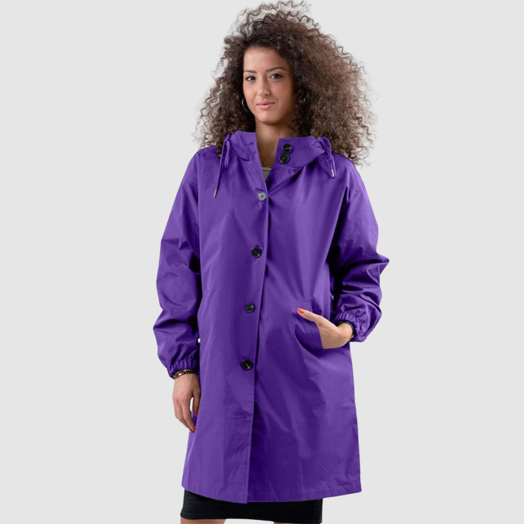 Ulrike | Αδιάβροχο Oversize Παλτό σε Κόκκινο