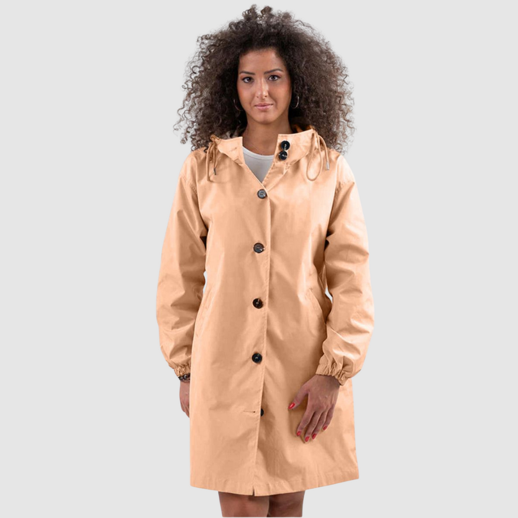 Ulrike | Αδιάβροχο Oversize Παλτό σε Κόκκινο