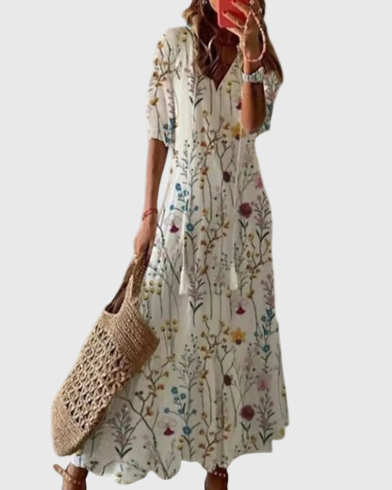 Marlene | Vintage Boho-Μαξιφόρεμα