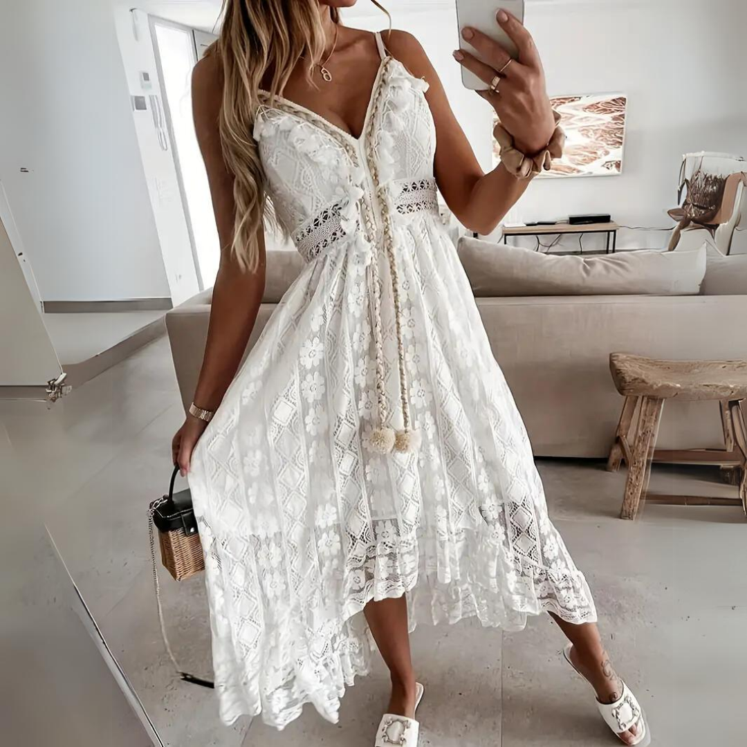 Christa | Εκλεπτυσμένο Boho Φόρεμα