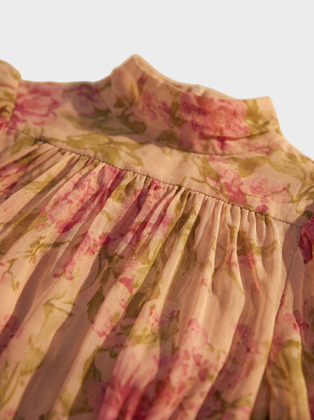 Ρίτα | Φόρεμα Chiffon με Λουλουδάτο Σχέδιο
