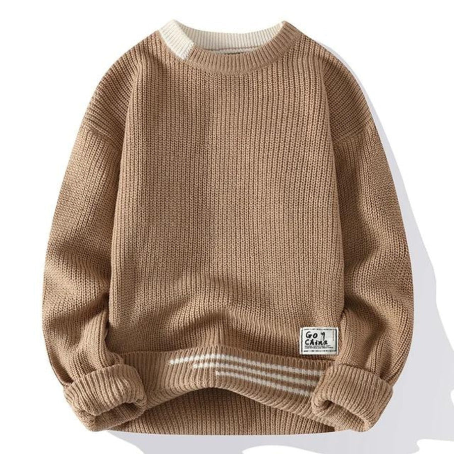 Stefan™ Μπλούζα oversized πλεκτή κομψή