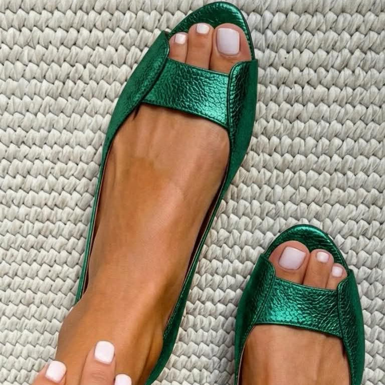 Αδελίνα | Χρυσές Σανδάλες Comfort Chic