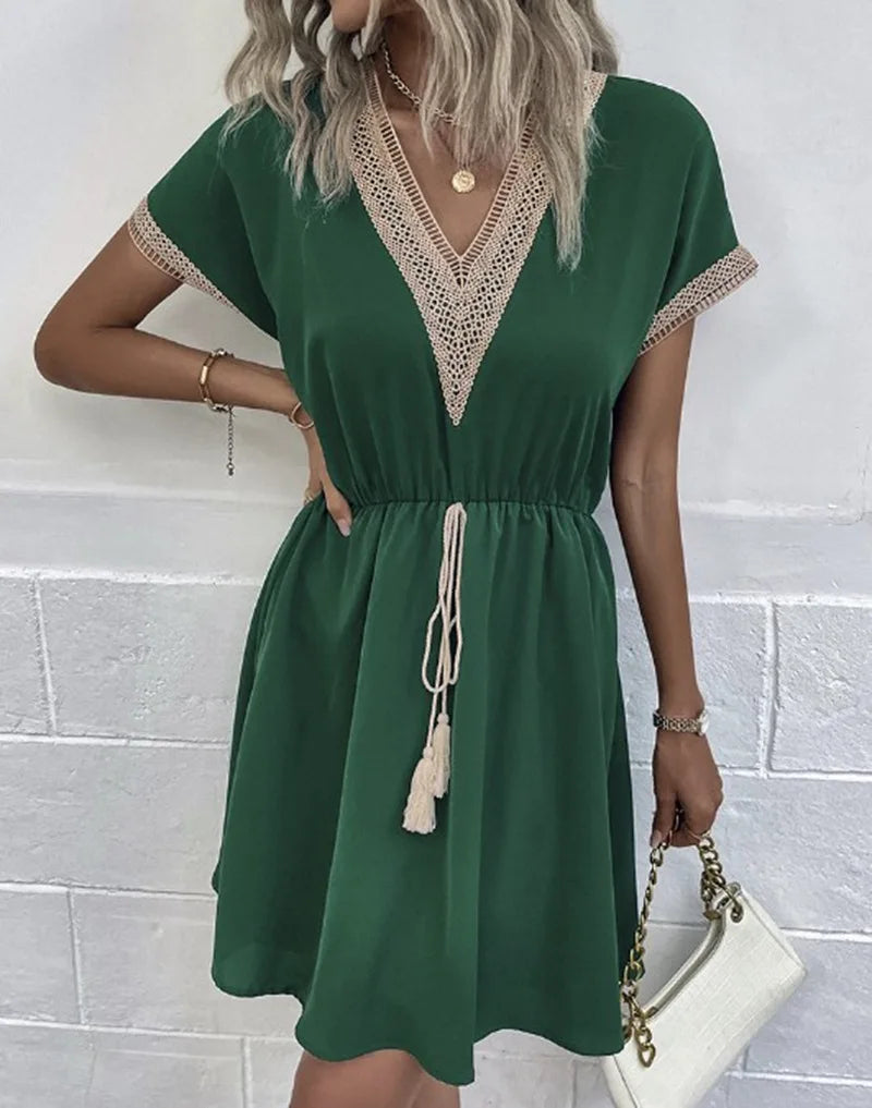 Ναντίν | Πολυτελές Boho-Φόρεμα