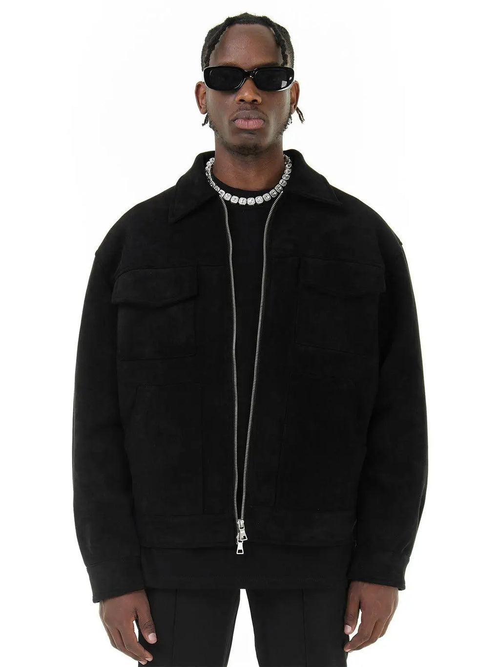 Θεό| Σουέτ Oversized Μπουφάν