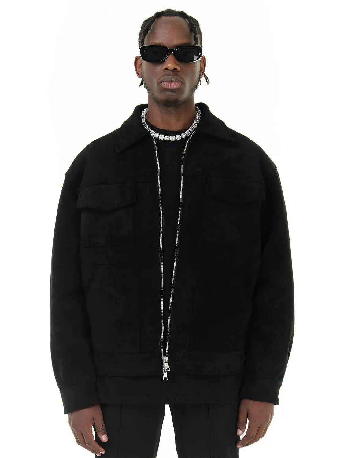 Θεό| Σουέτ Oversized Μπουφάν