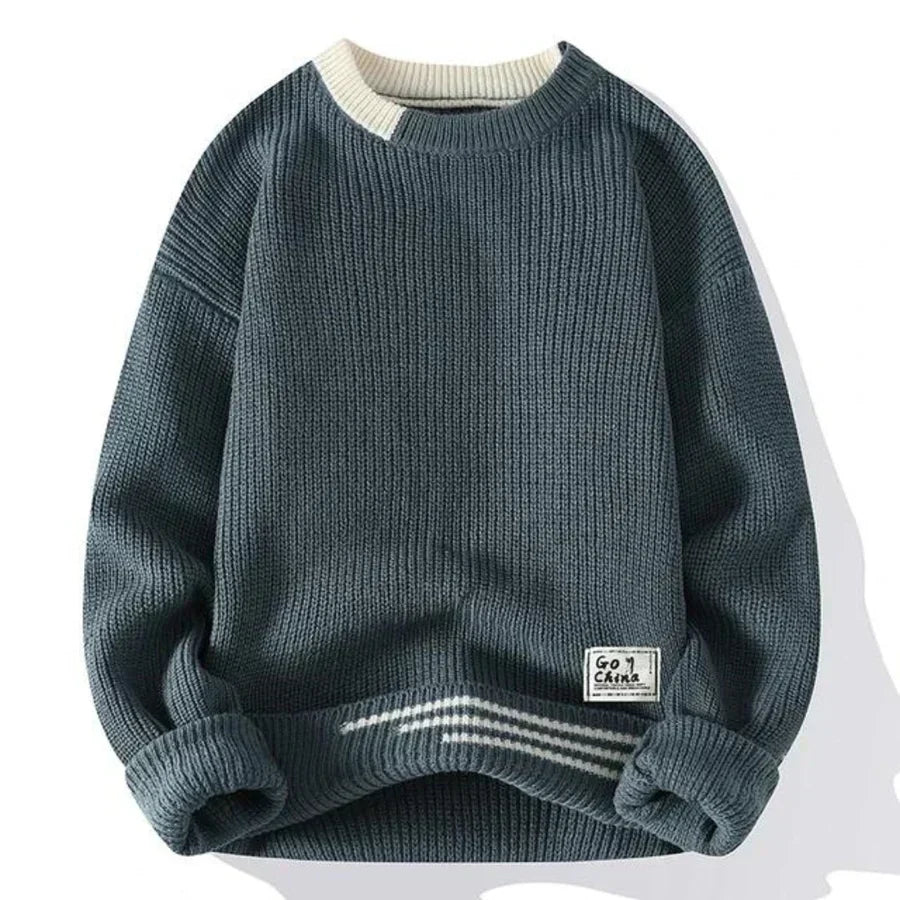 Stefan™ Μπλούζα oversized πλεκτή κομψή