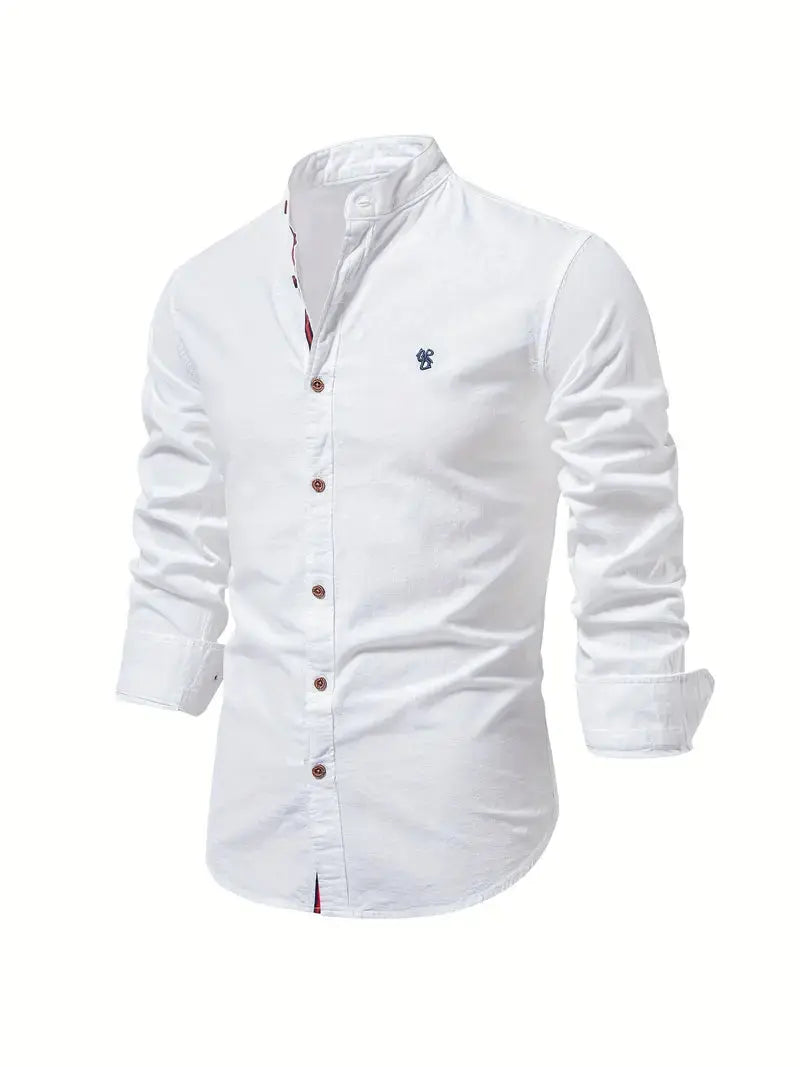 Ανδρικό Slim Fit Πουκάμισο Με Κουμπιά Κομψό Καθημερινό