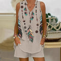 Christel | Boho-Lounge-Set με σχέδιο φτερού