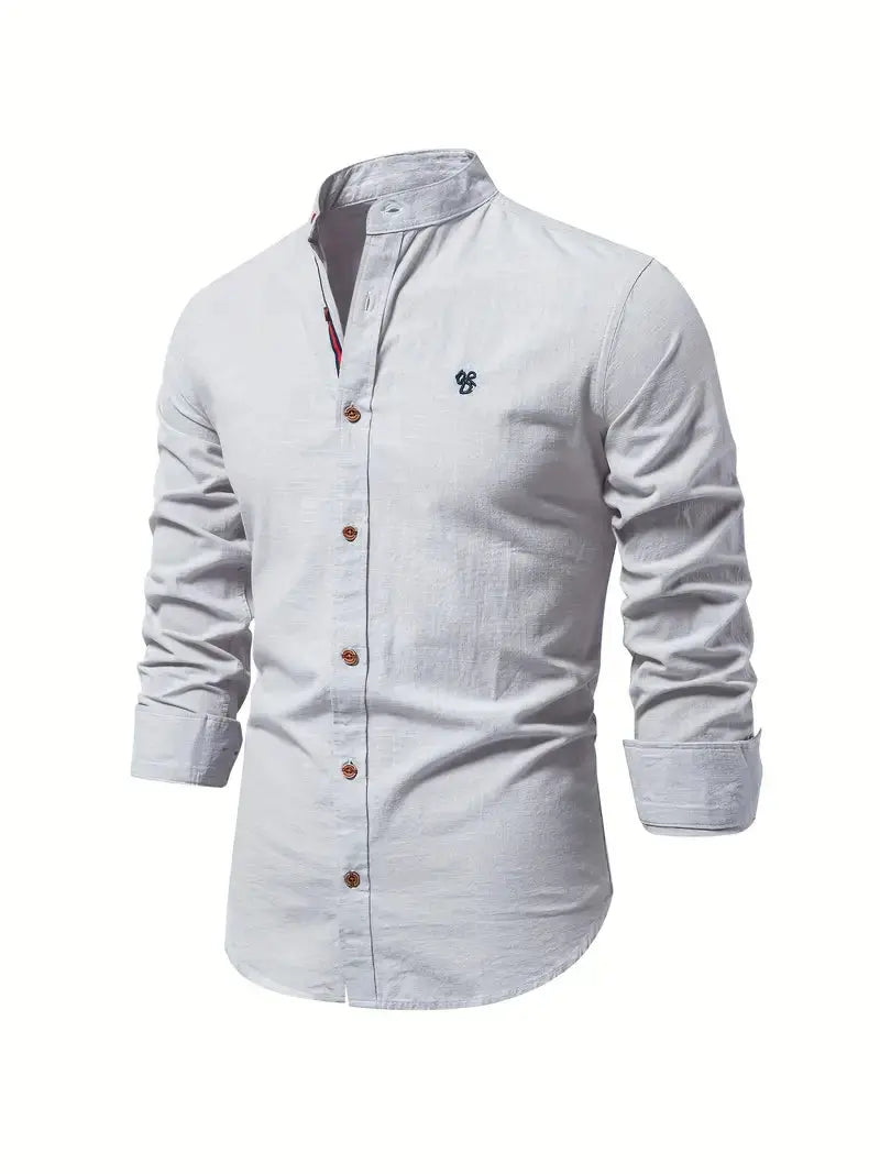 Ανδρικό Slim Fit Πουκάμισο Με Κουμπιά Κομψό Καθημερινό