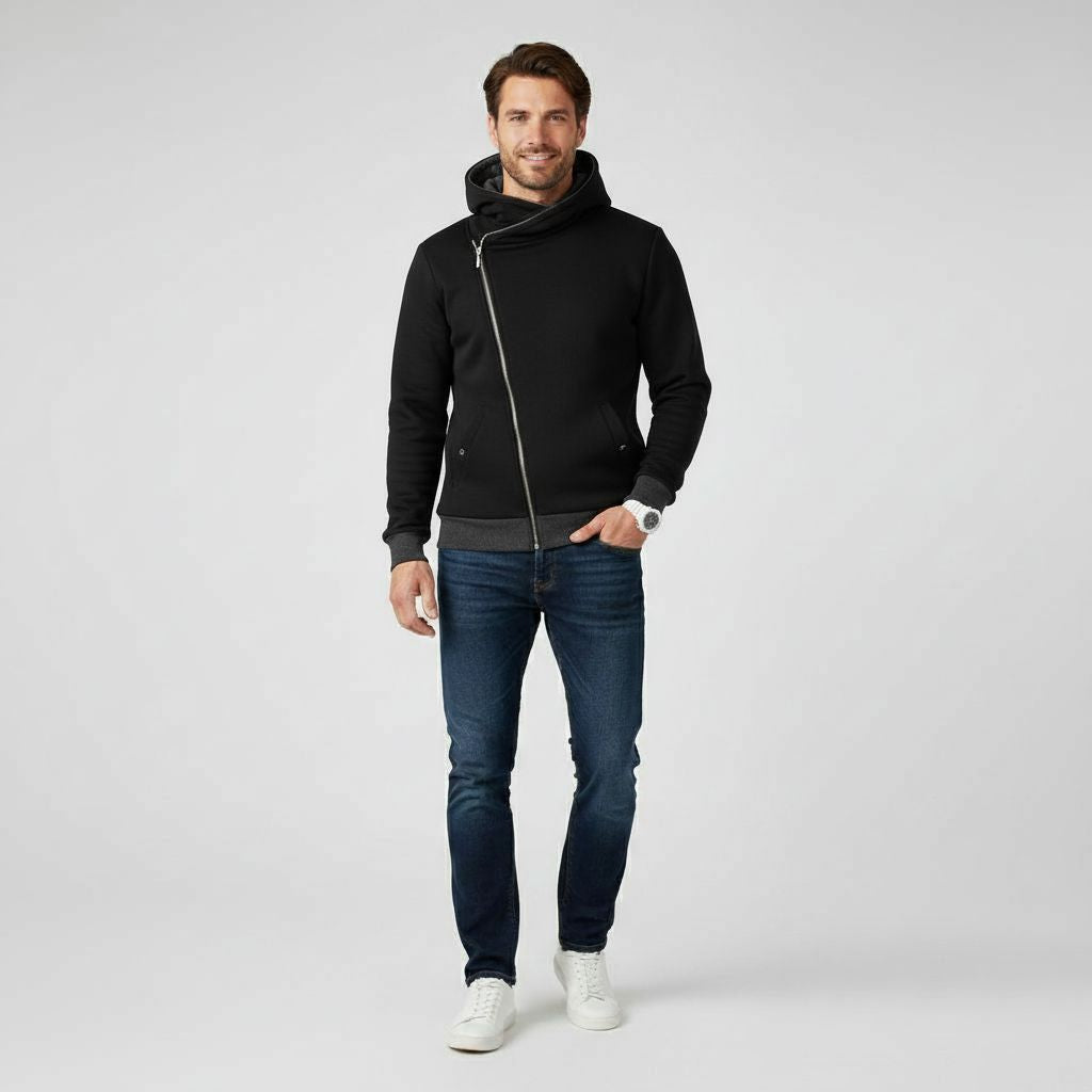 Rens™ Slim-Fit Φούτερ με Κουκούλα