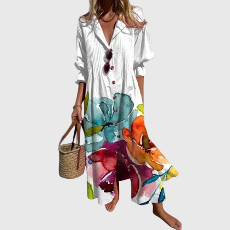 Renate | Κομψό Maxi φόρεμα σε Boho στυλ