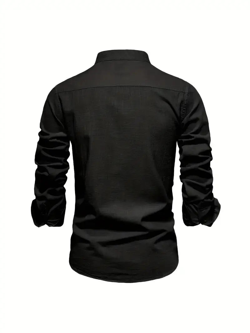 Ανδρικό Slim Fit Πουκάμισο Με Κουμπιά Κομψό Καθημερινό