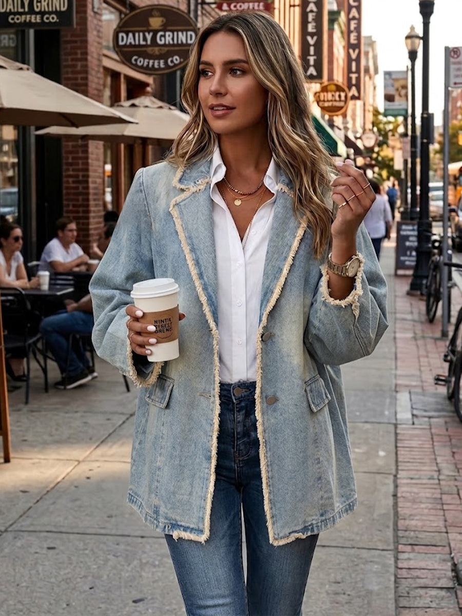 Rita™ | Oversized Blazer σε Used-Look
