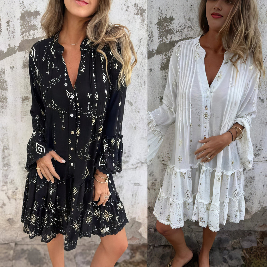 Μελανί | Αέρινο Boho Φόρεμα