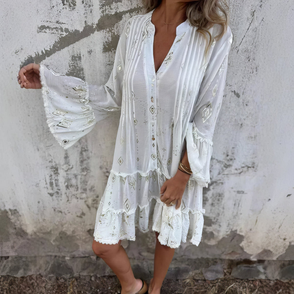 Μελανί | Αέρινο Boho Φόρεμα