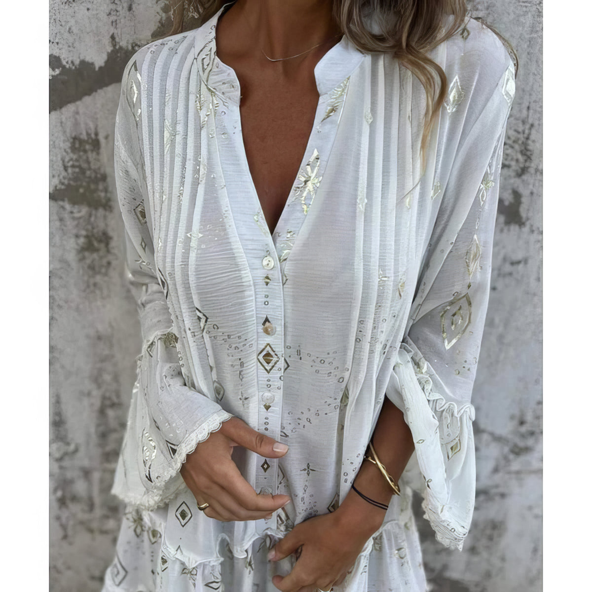 Μελανί | Αέρινο Boho Φόρεμα