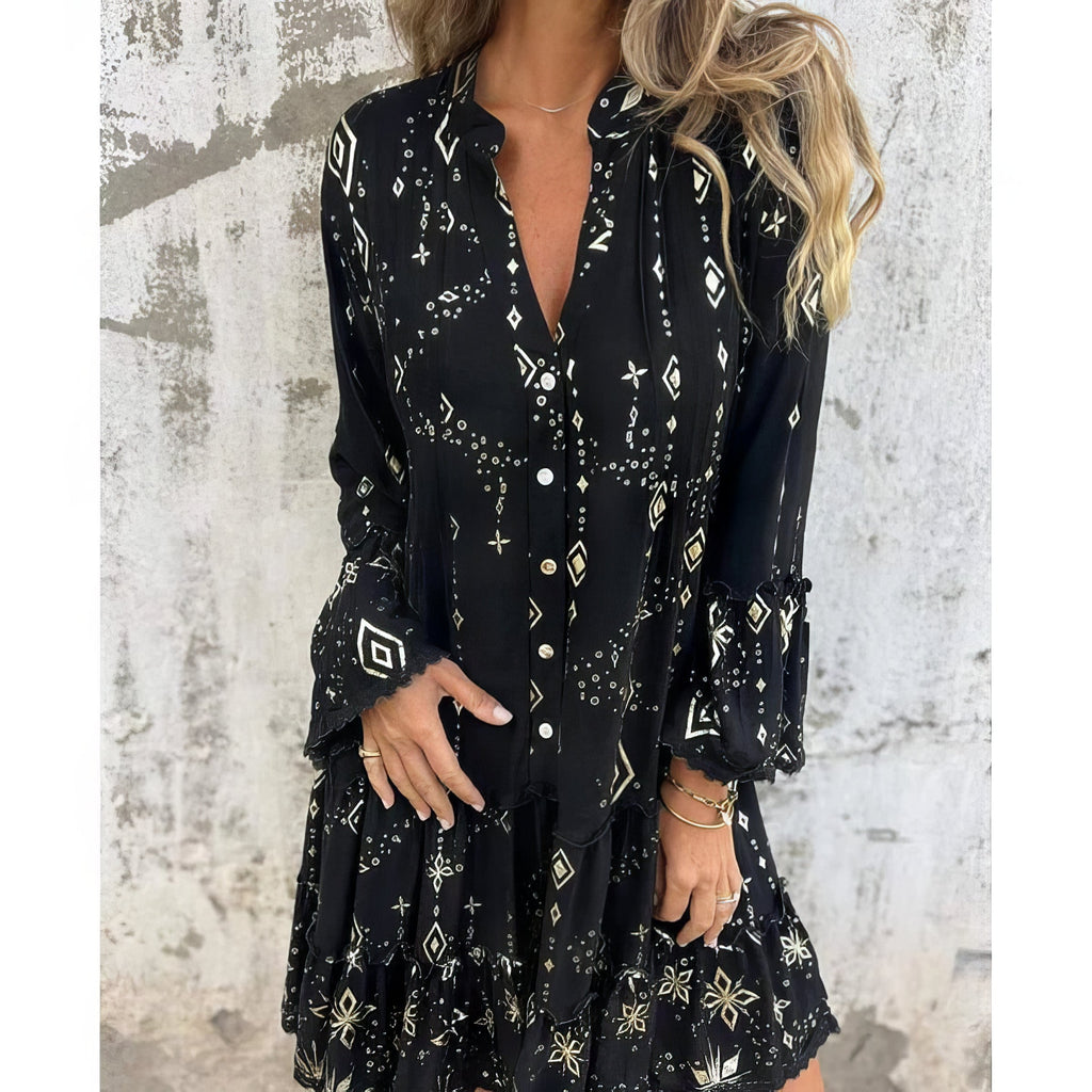 Μελανί | Αέρινο Boho Φόρεμα