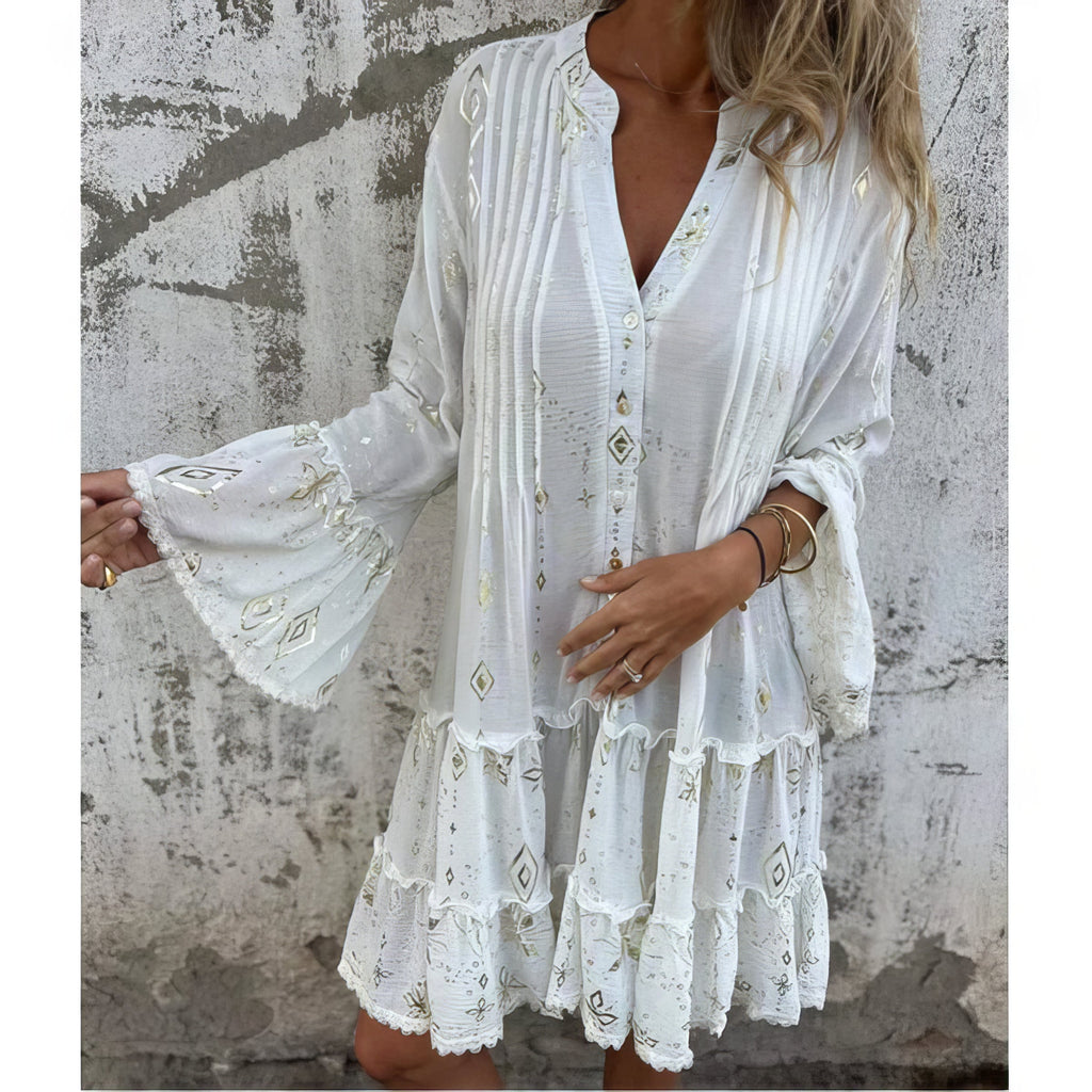 Μελανί | Αέρινο Boho Φόρεμα
